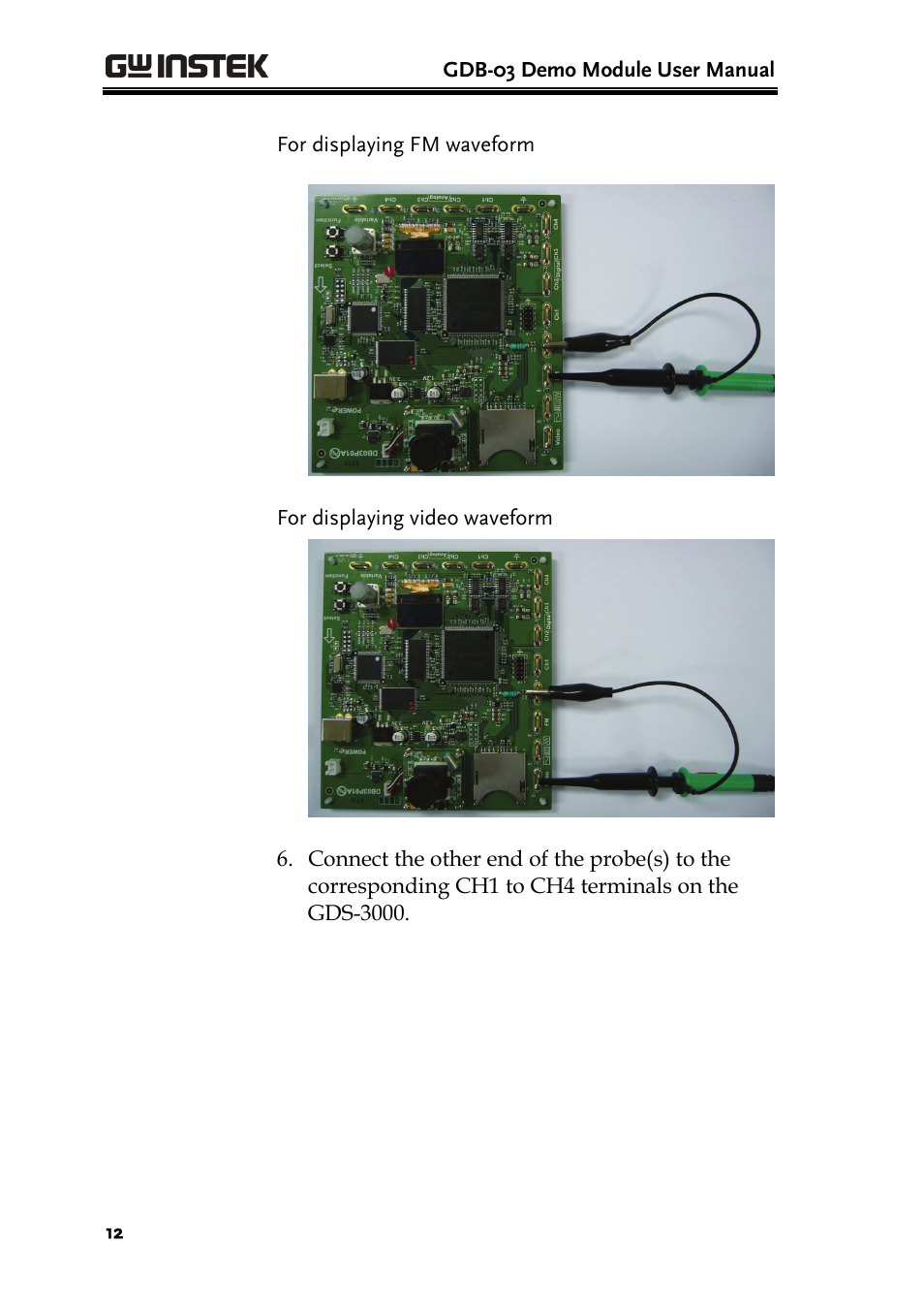 GW Instek GDB-03 User Manual | Page 14 / 99