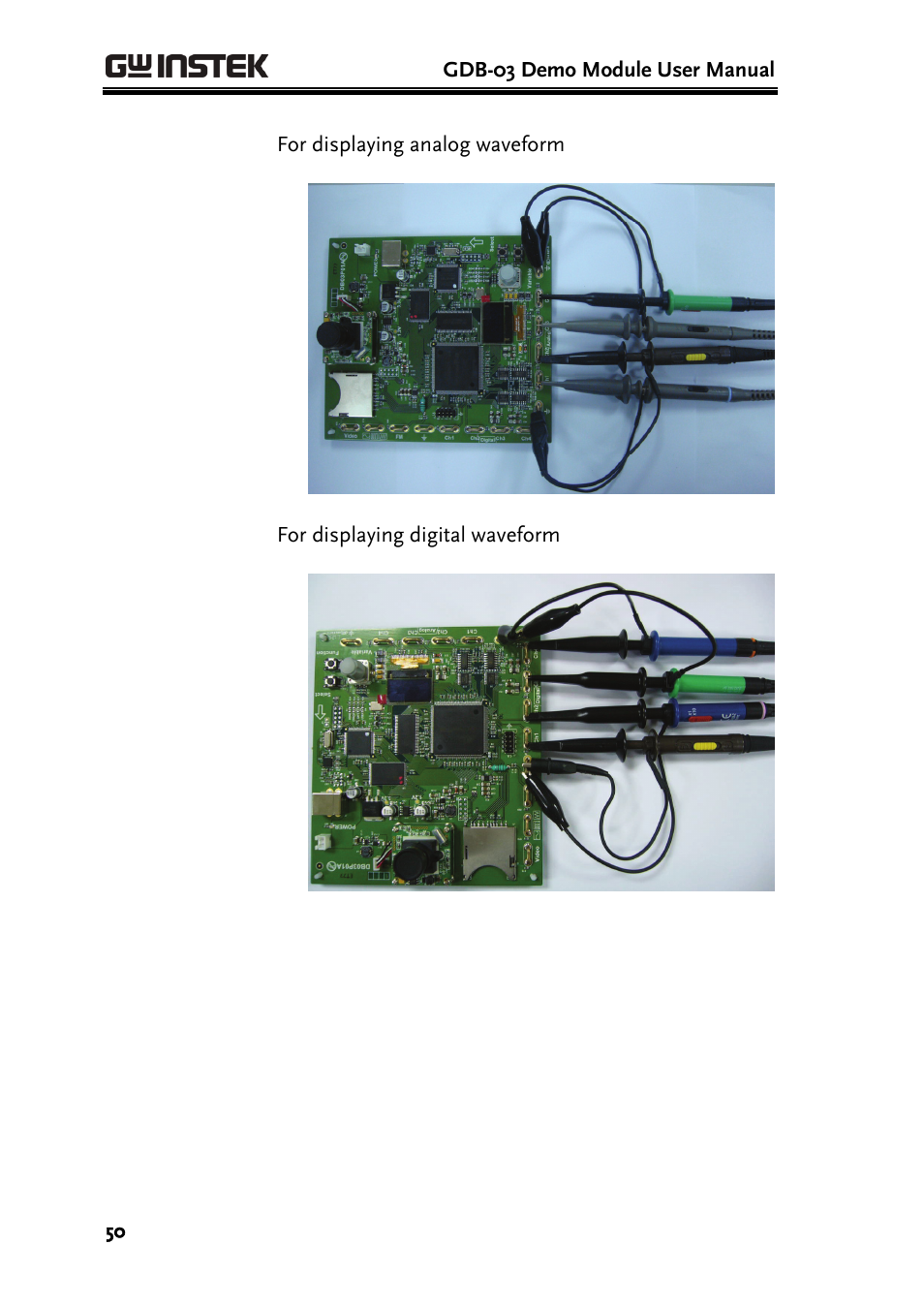 GW Instek GDB-03 User Manual | Page 52 / 99