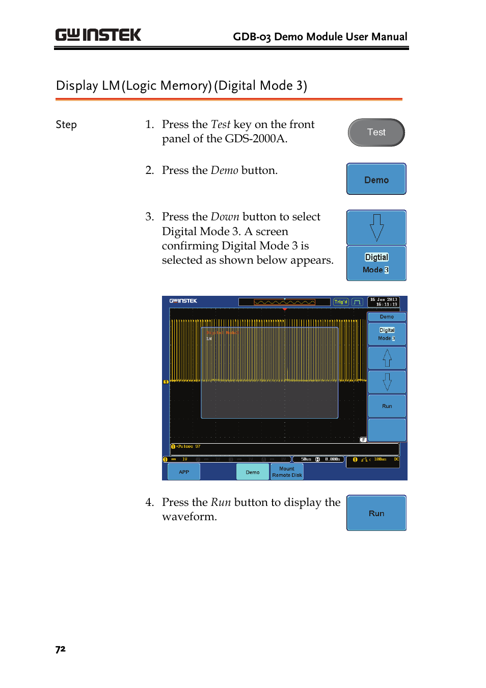 GW Instek GDB-03 User Manual | Page 74 / 99