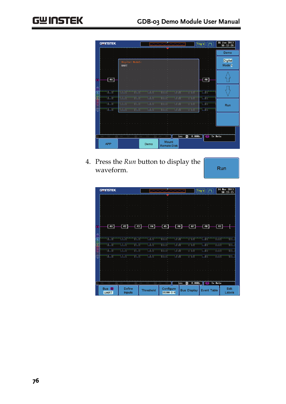 GW Instek GDB-03 User Manual | Page 78 / 99