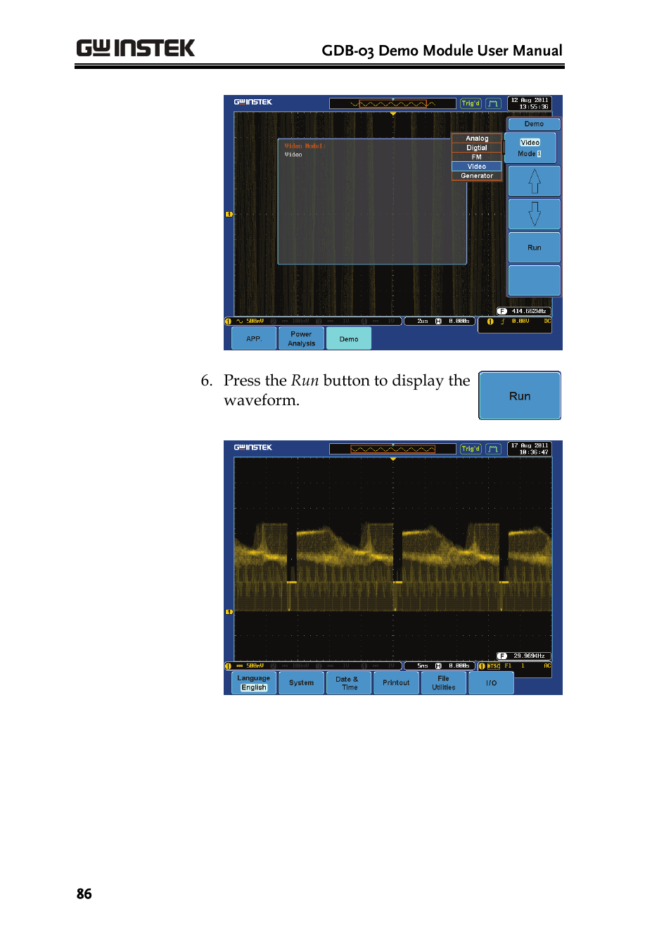 GW Instek GDB-03 User Manual | Page 88 / 99