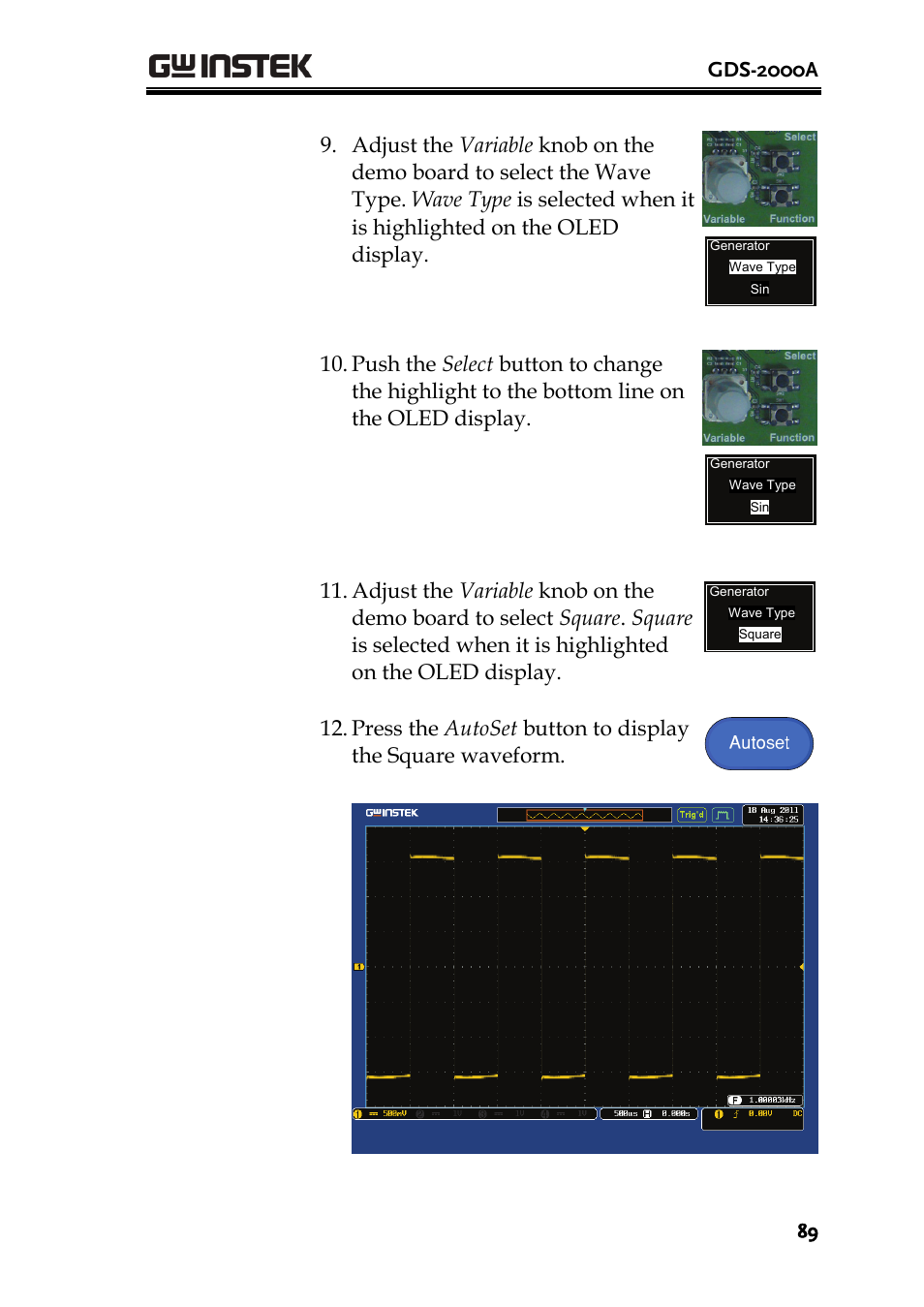 Gds-2000a | GW Instek GDB-03 User Manual | Page 91 / 99