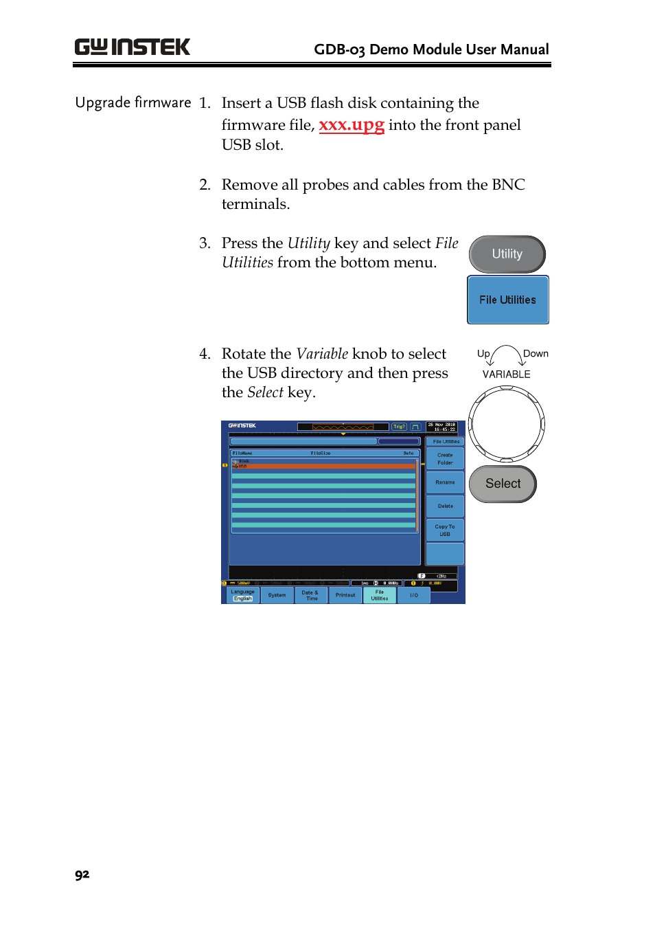 Xxx.upg | GW Instek GDB-03 User Manual | Page 94 / 99