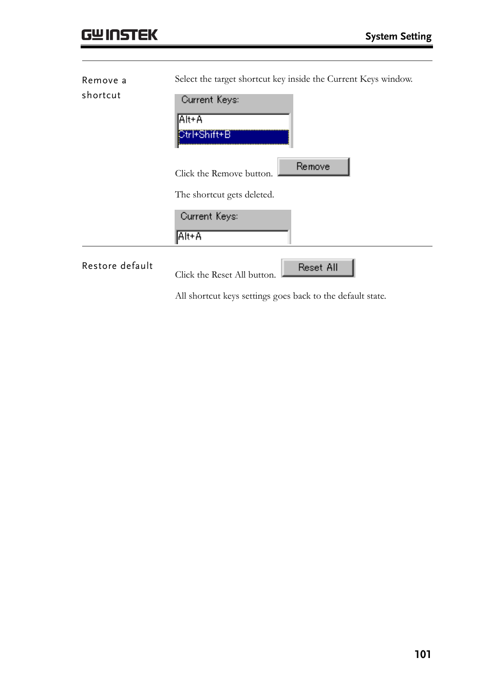 GW Instek GLA-1000 Series User Manual User Manual | Page 101 / 111