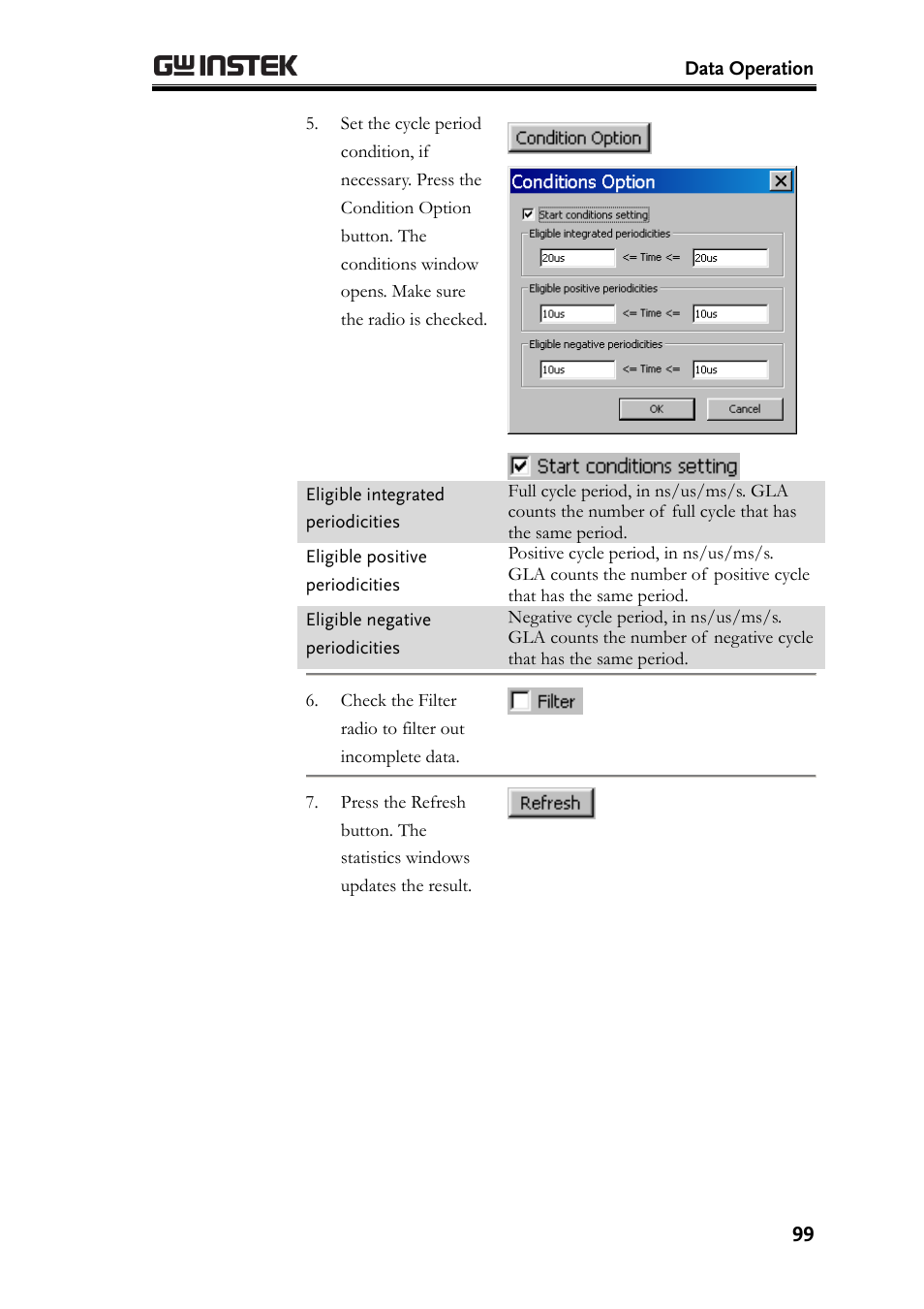 GW Instek GLA-1000 Series User Manual User Manual | Page 99 / 111