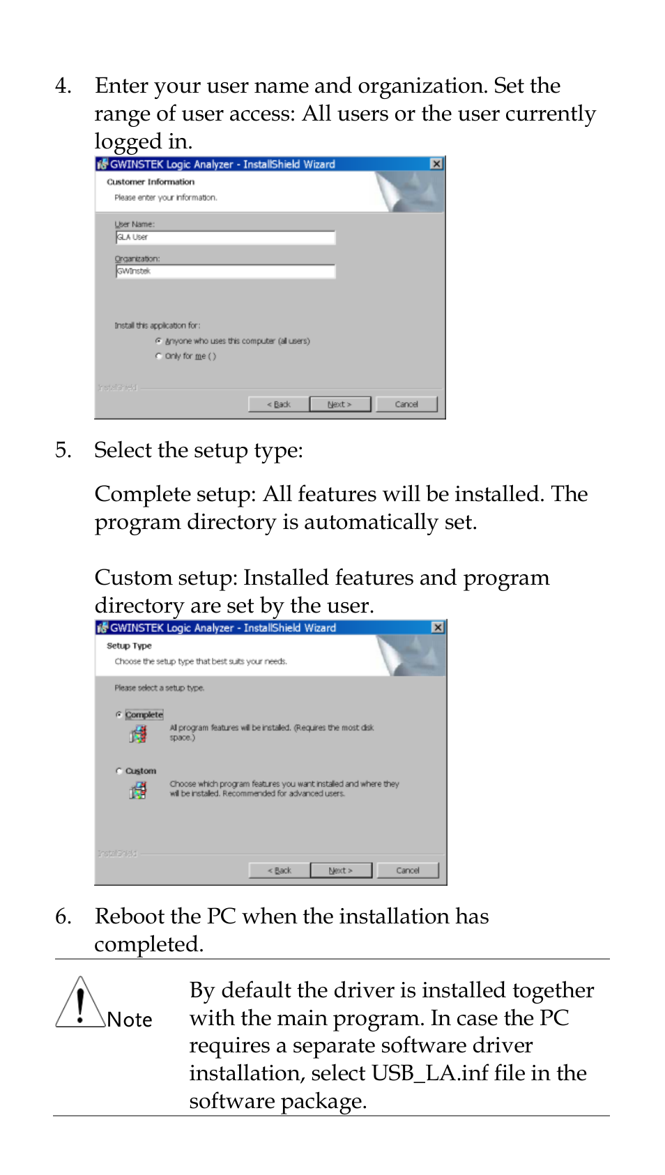 GW Instek GLA-1000 Series Quick start guide User Manual | Page 14 / 20