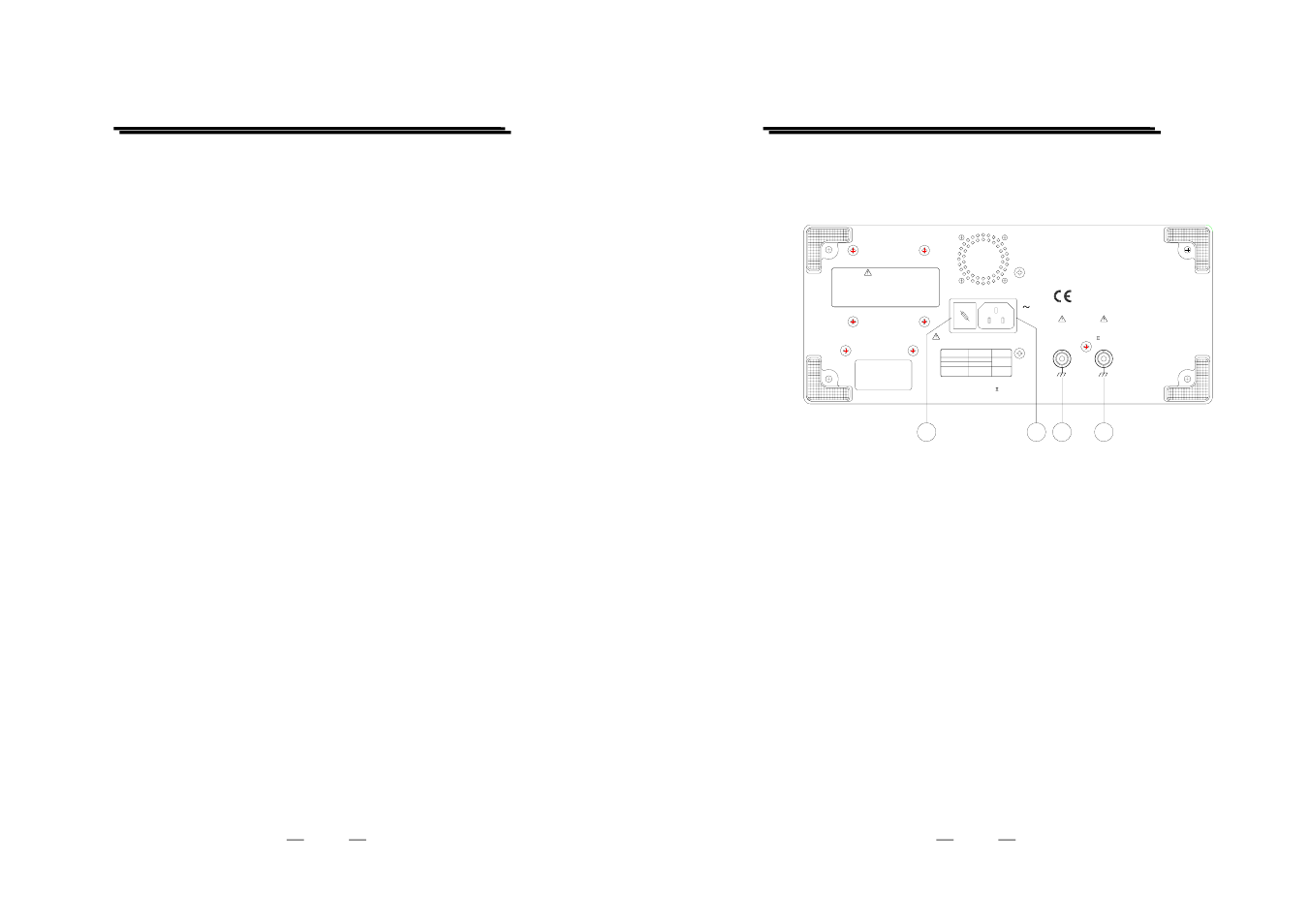 2.rear panel | GW Instek GOS-6100 Series User Manual | Page 18 / 30