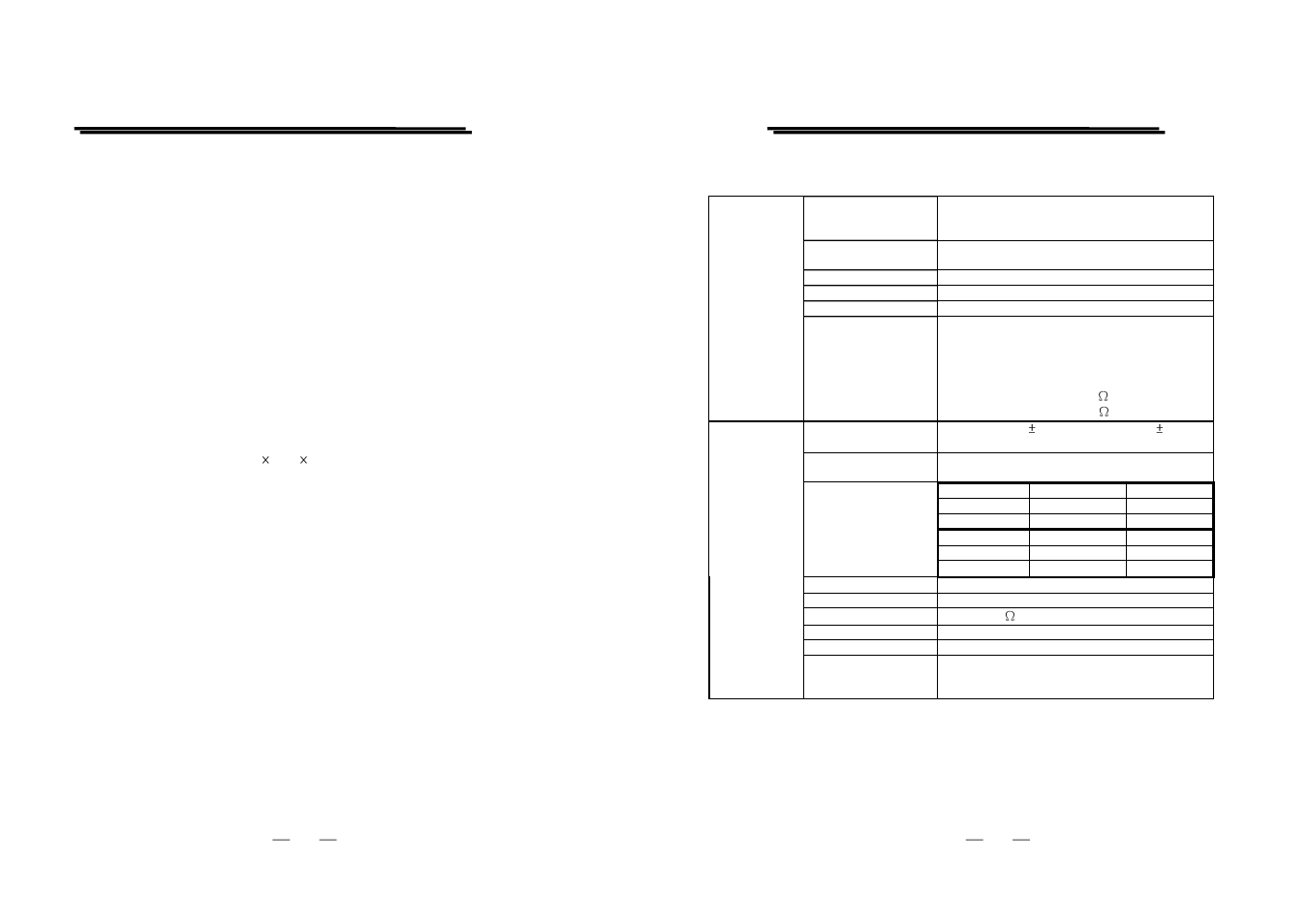 Technical specifications | GW Instek GRS-6000A Series User Manual | Page 5 / 51