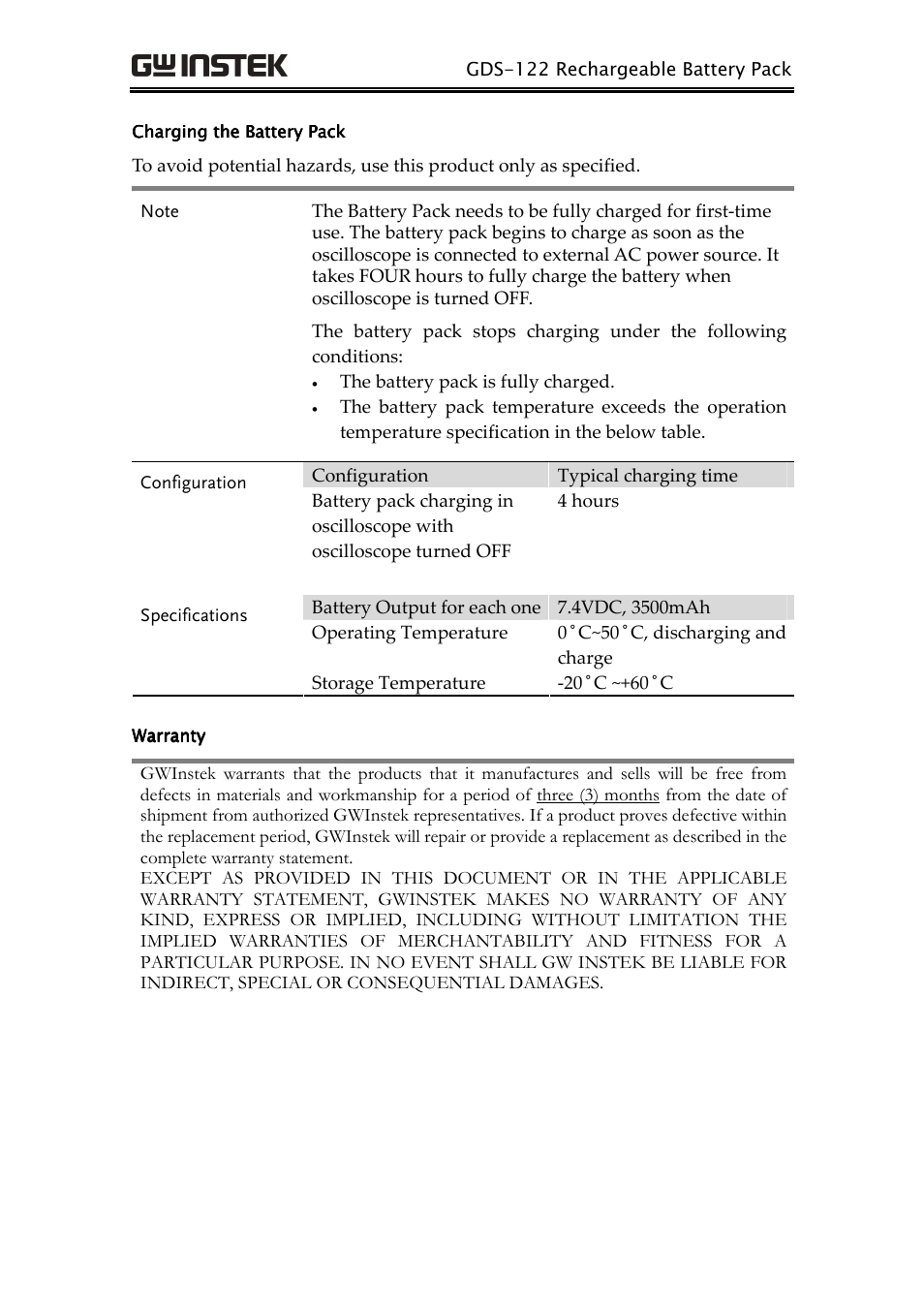 GW Instek GDS-122 Installation Guide User Manual | Page 4 / 4