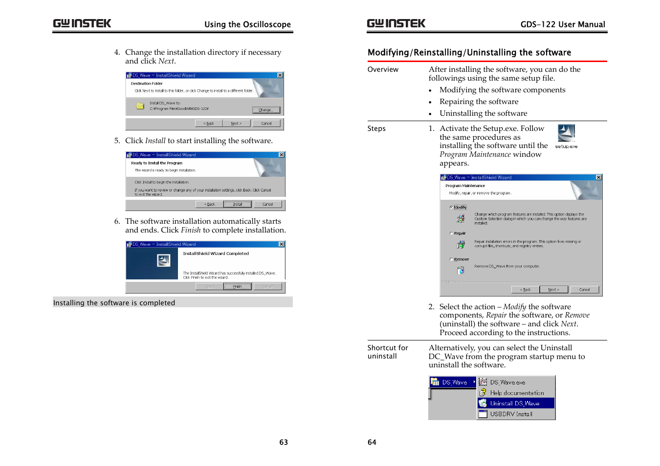 GW Instek GDS-122 User Manual User Manual | Page 32 / 52