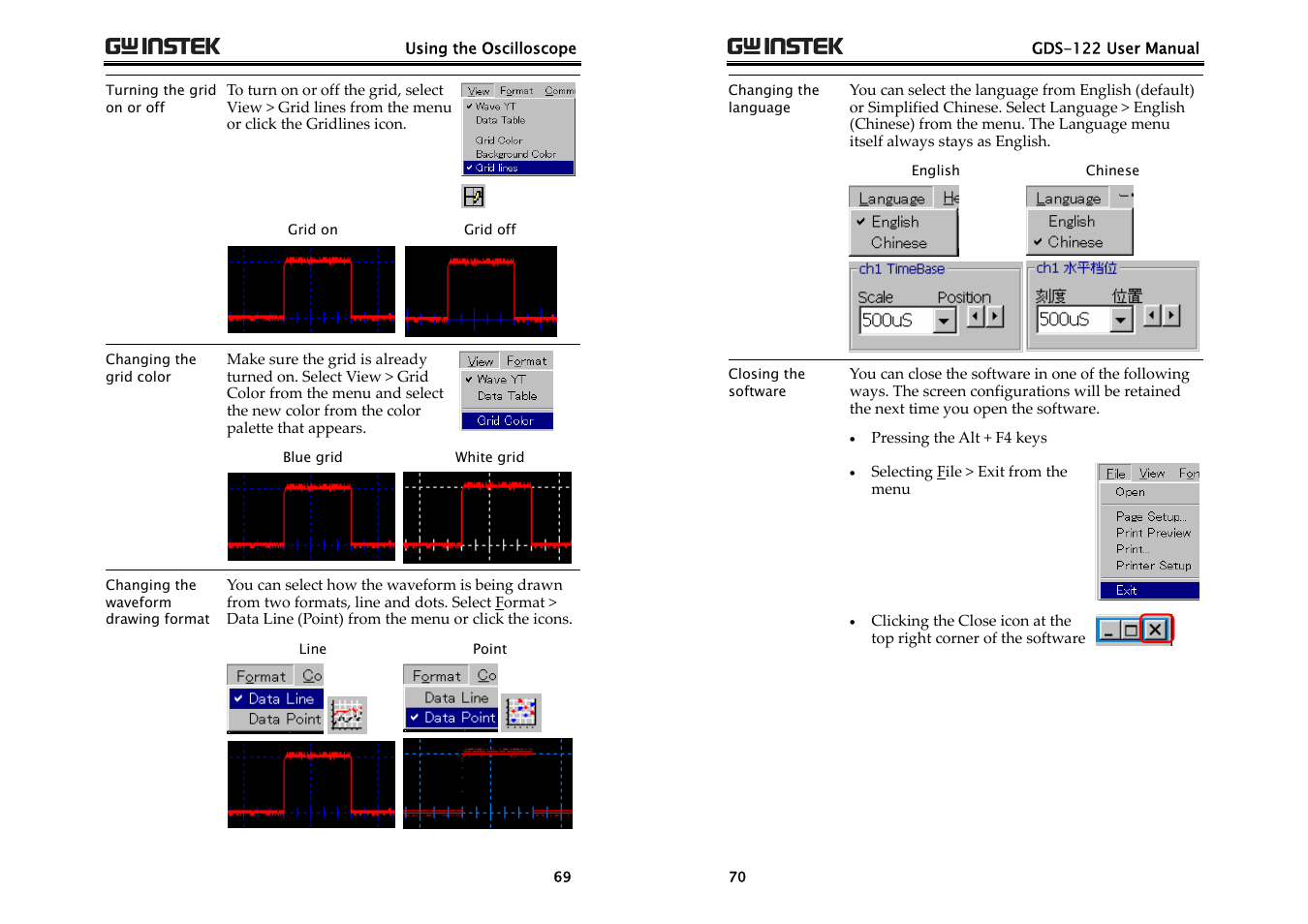 GW Instek GDS-122 User Manual User Manual | Page 35 / 52