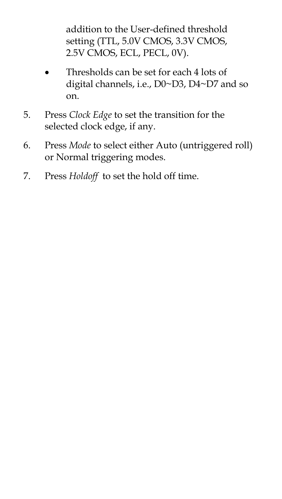 GW Instek GDS-2000A series Quick start guide for Logic analyzer option User Manual | Page 15 / 18