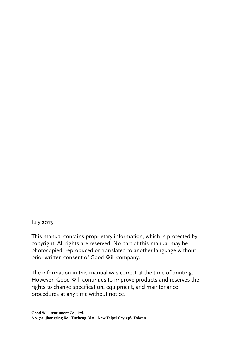 GW Instek GDS-2000A series Option User Manual User Manual | Page 2 / 80