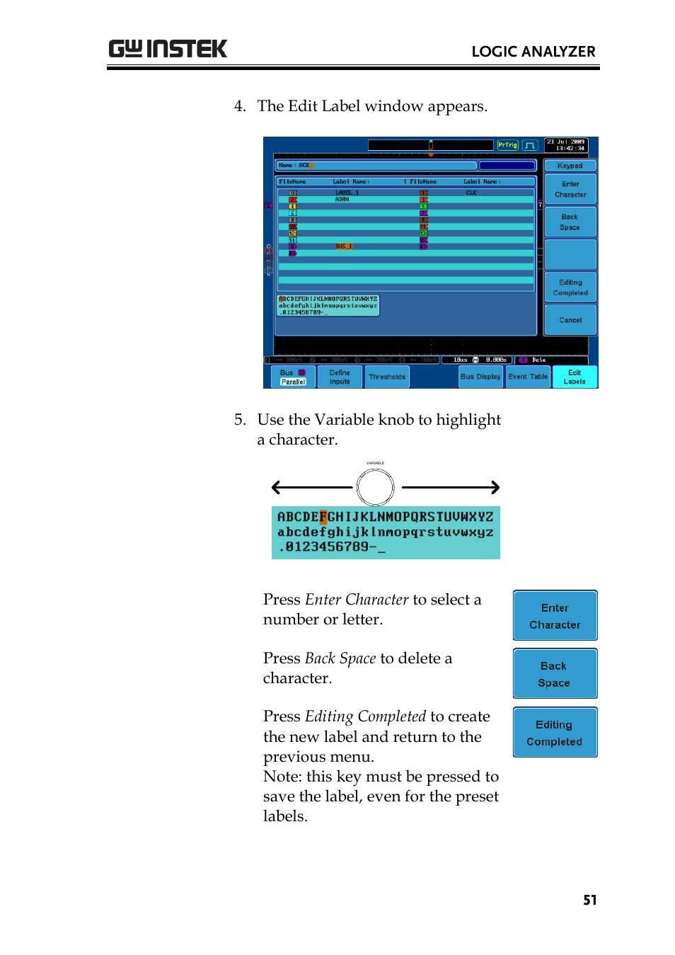 GW Instek GDS-2000A series Option User Manual User Manual | Page 51 / 80