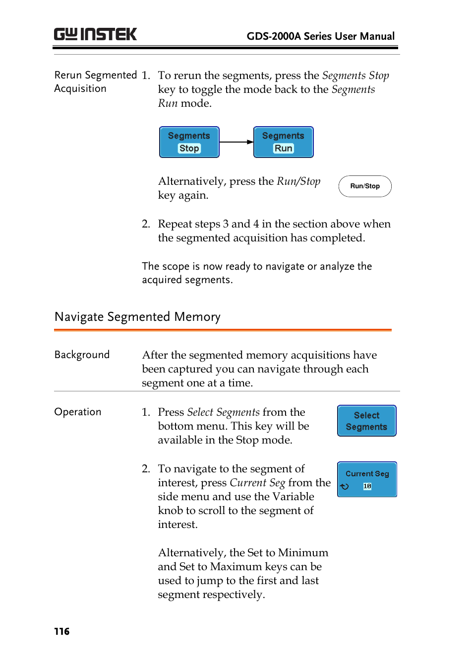 GW Instek GDS-2000A series User Manual User Manual | Page 116 / 261