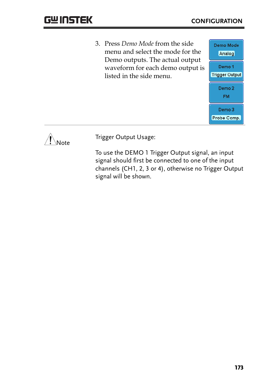 GW Instek GDS-2000A series User Manual User Manual | Page 173 / 261