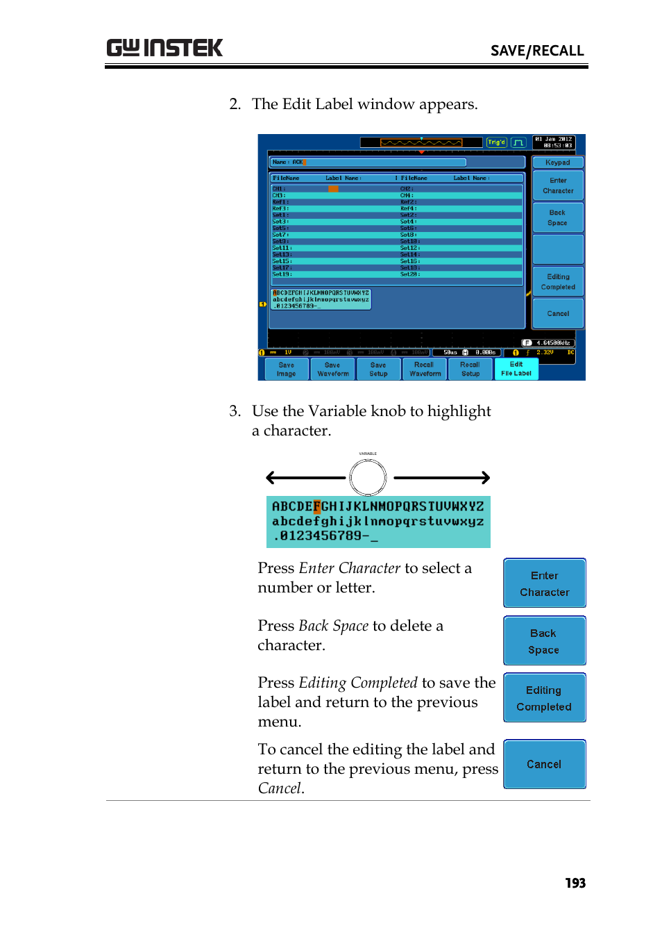 GW Instek GDS-2000A series User Manual User Manual | Page 193 / 261