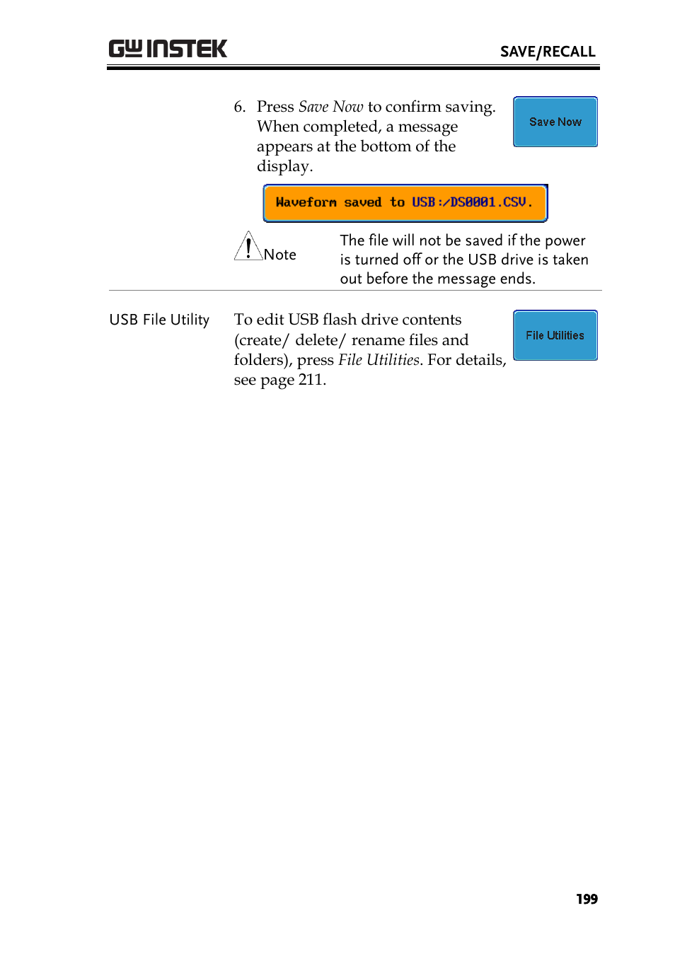 GW Instek GDS-2000A series User Manual User Manual | Page 199 / 261