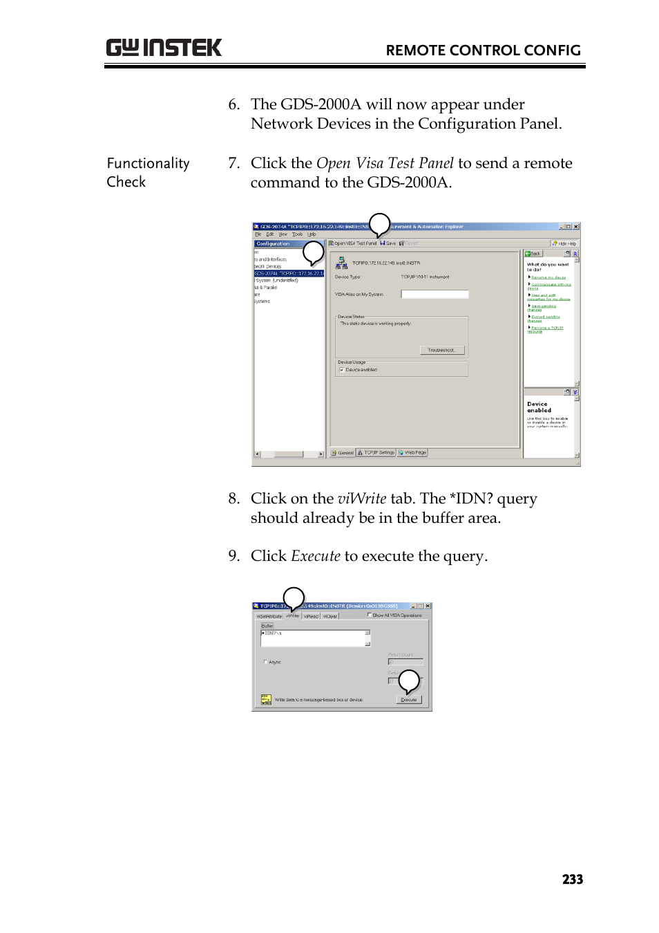 GW Instek GDS-2000A series User Manual User Manual | Page 233 / 261