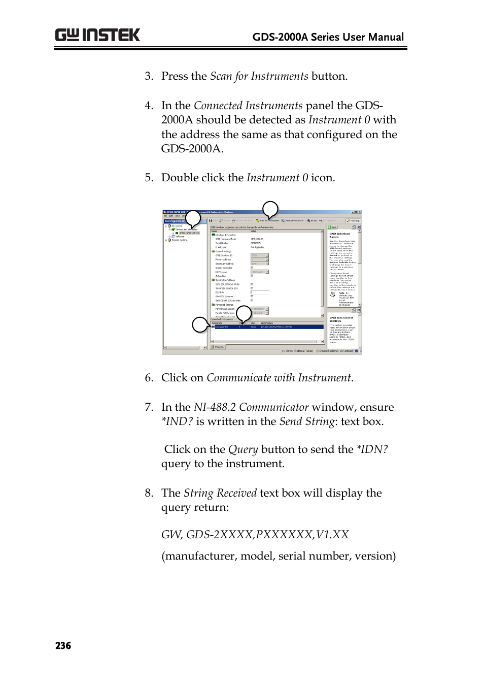 GW Instek GDS-2000A series User Manual User Manual | Page 236 / 261