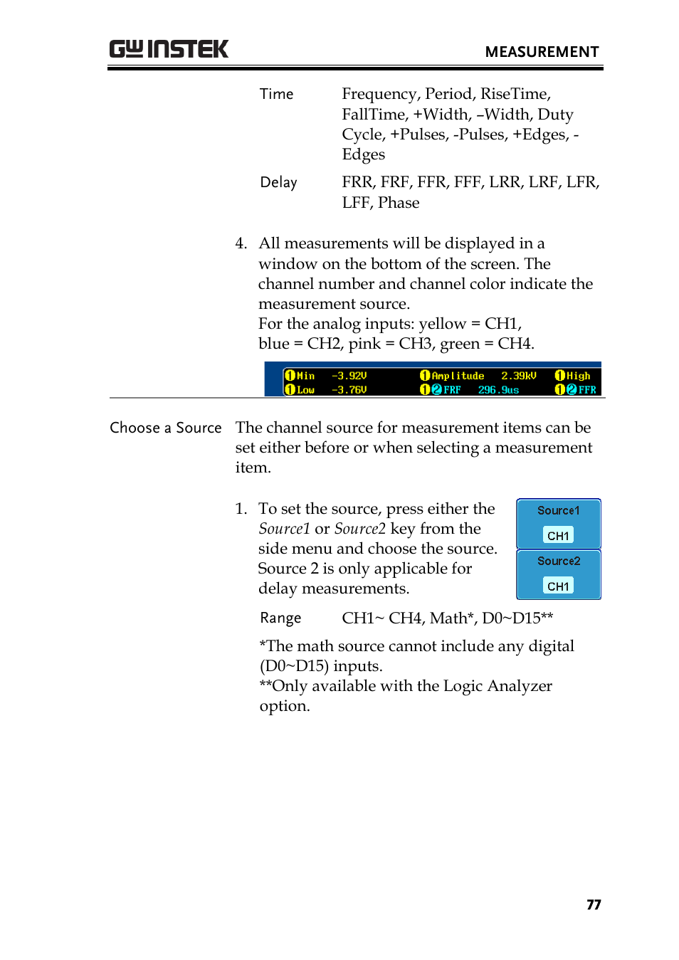 GW Instek GDS-2000A series User Manual User Manual | Page 77 / 261