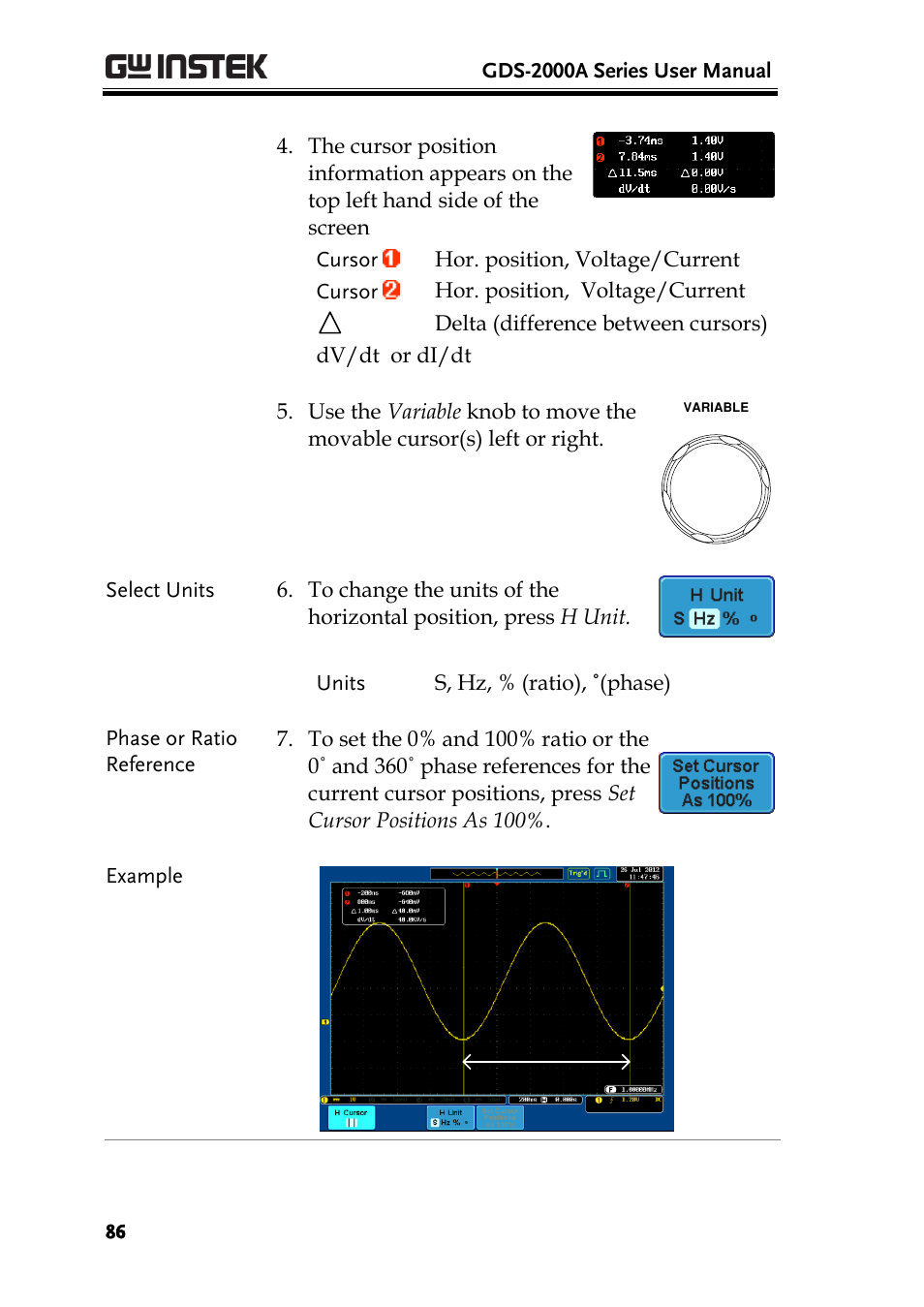 GW Instek GDS-2000A series User Manual User Manual | Page 86 / 261