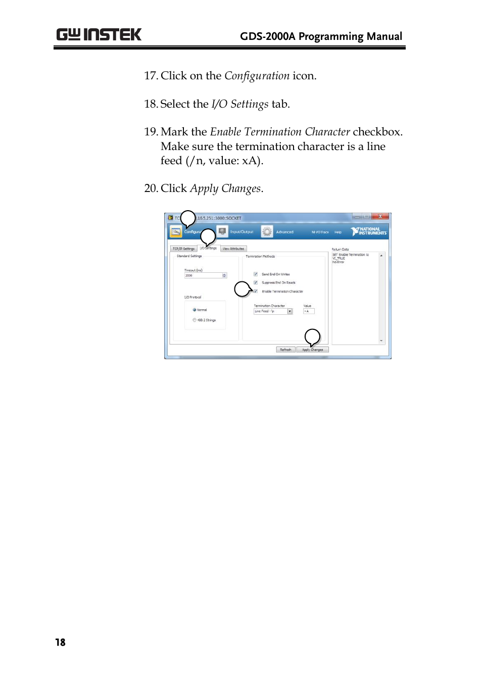 GW Instek GDS-2000A series Programming Manual User Manual | Page 18 / 272
