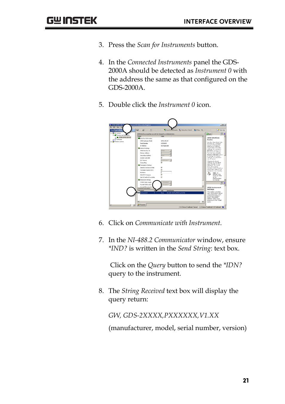 GW Instek GDS-2000A series Programming Manual User Manual | Page 21 / 272