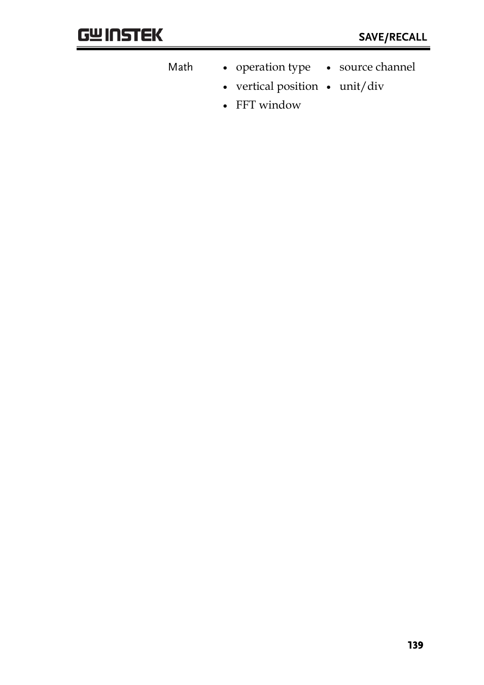 GW Instek GBS-1000 Series User Manual User Manual | Page 139 / 187