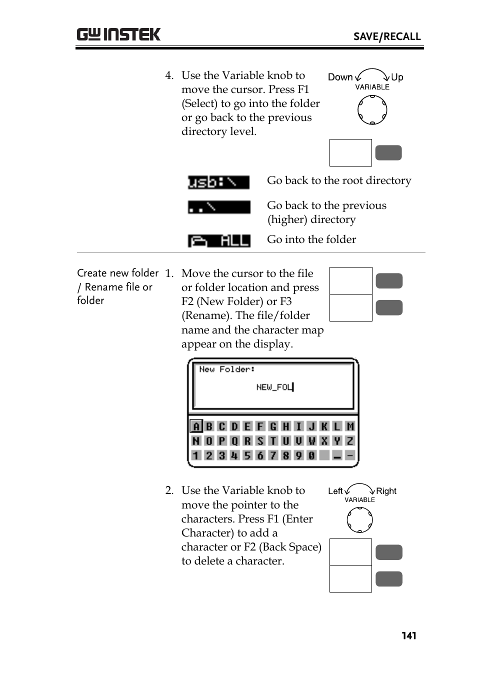 GW Instek GBS-1000 Series User Manual User Manual | Page 141 / 187