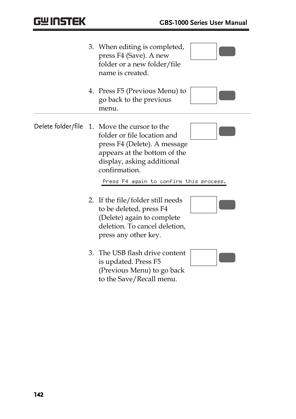 GW Instek GBS-1000 Series User Manual User Manual | Page 142 / 187