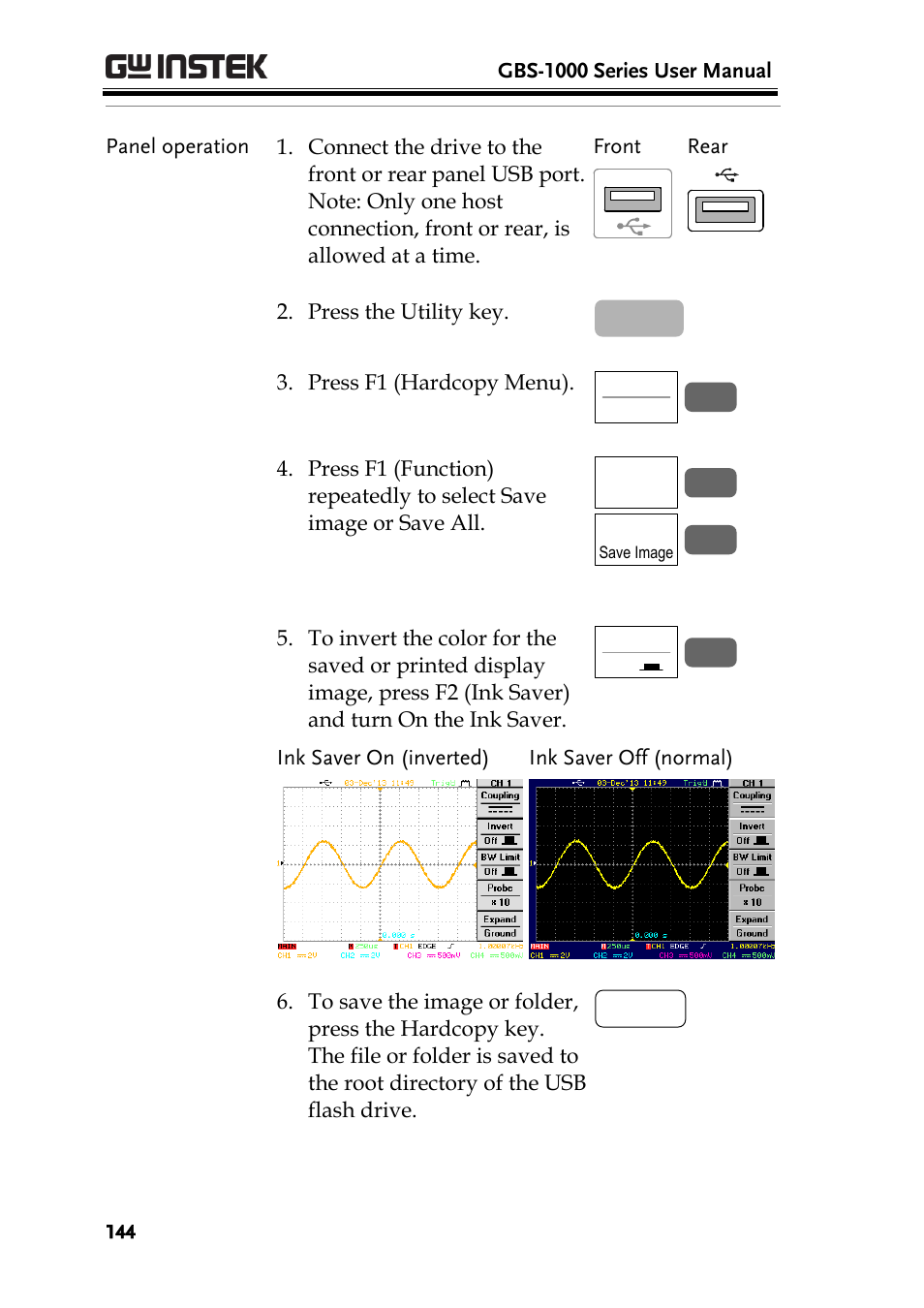 GW Instek GBS-1000 Series User Manual User Manual | Page 144 / 187