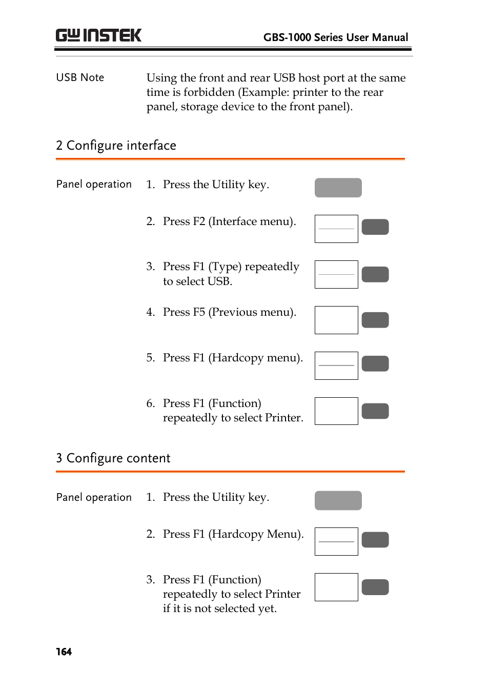 2 configure interface, 3 configure content | GW Instek GBS-1000 Series User Manual User Manual | Page 164 / 187