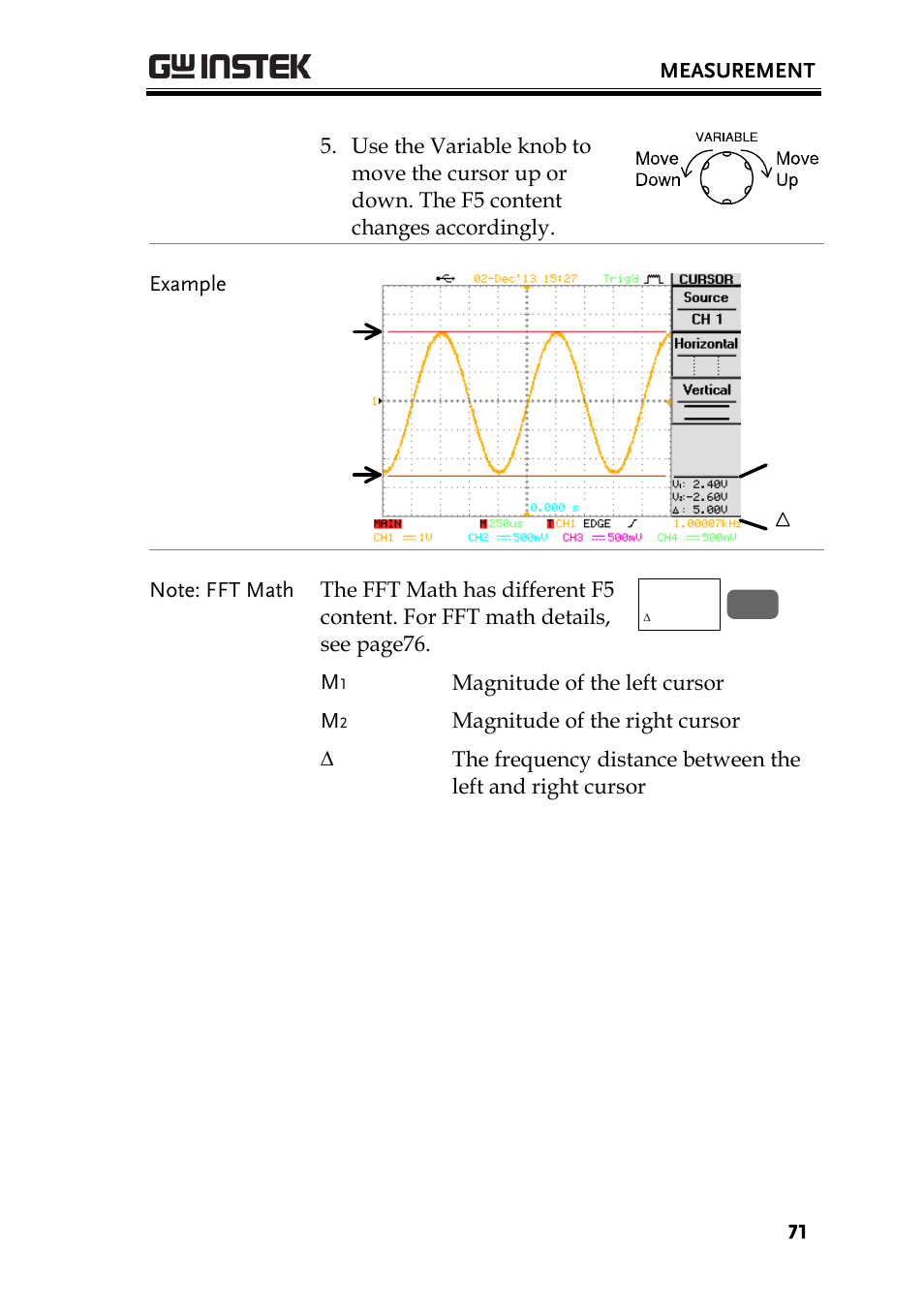 GW Instek GBS-1000 Series User Manual User Manual | Page 71 / 187