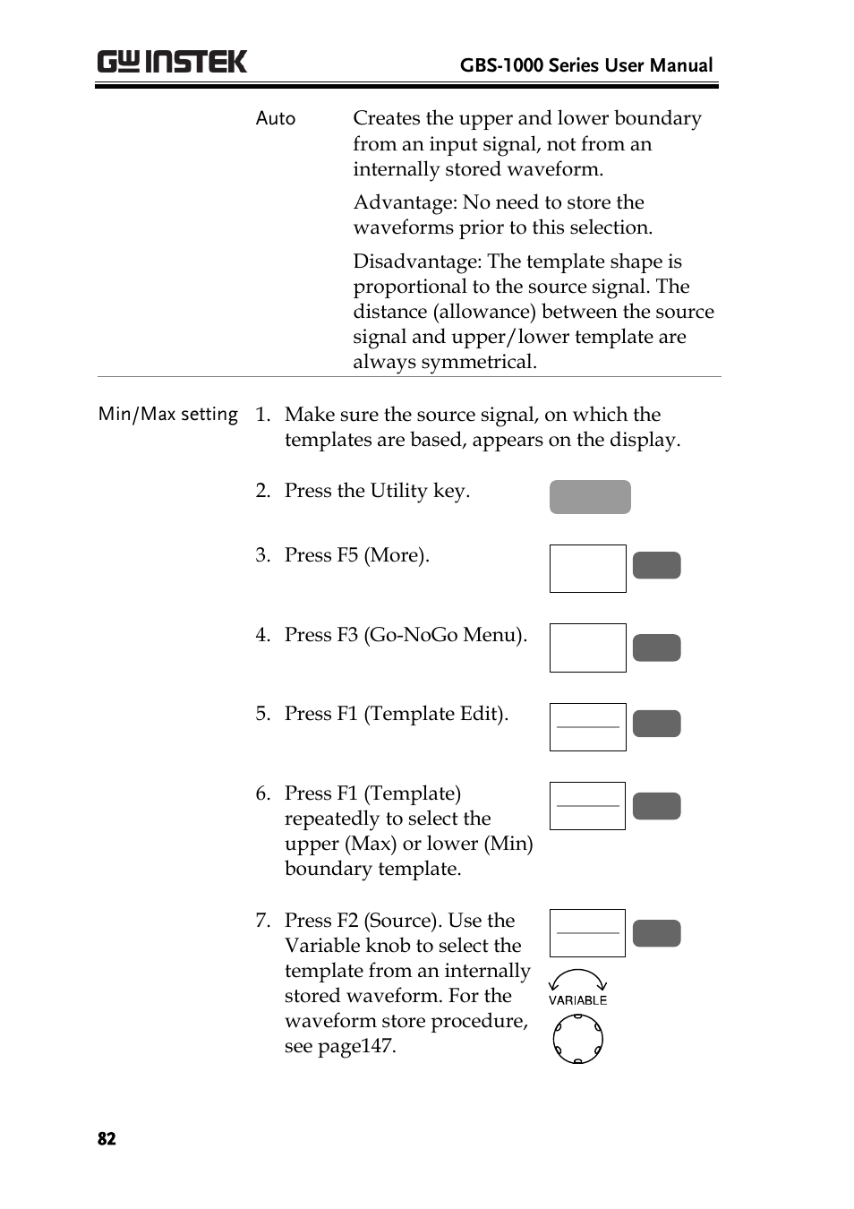 GW Instek GBS-1000 Series User Manual User Manual | Page 82 / 187