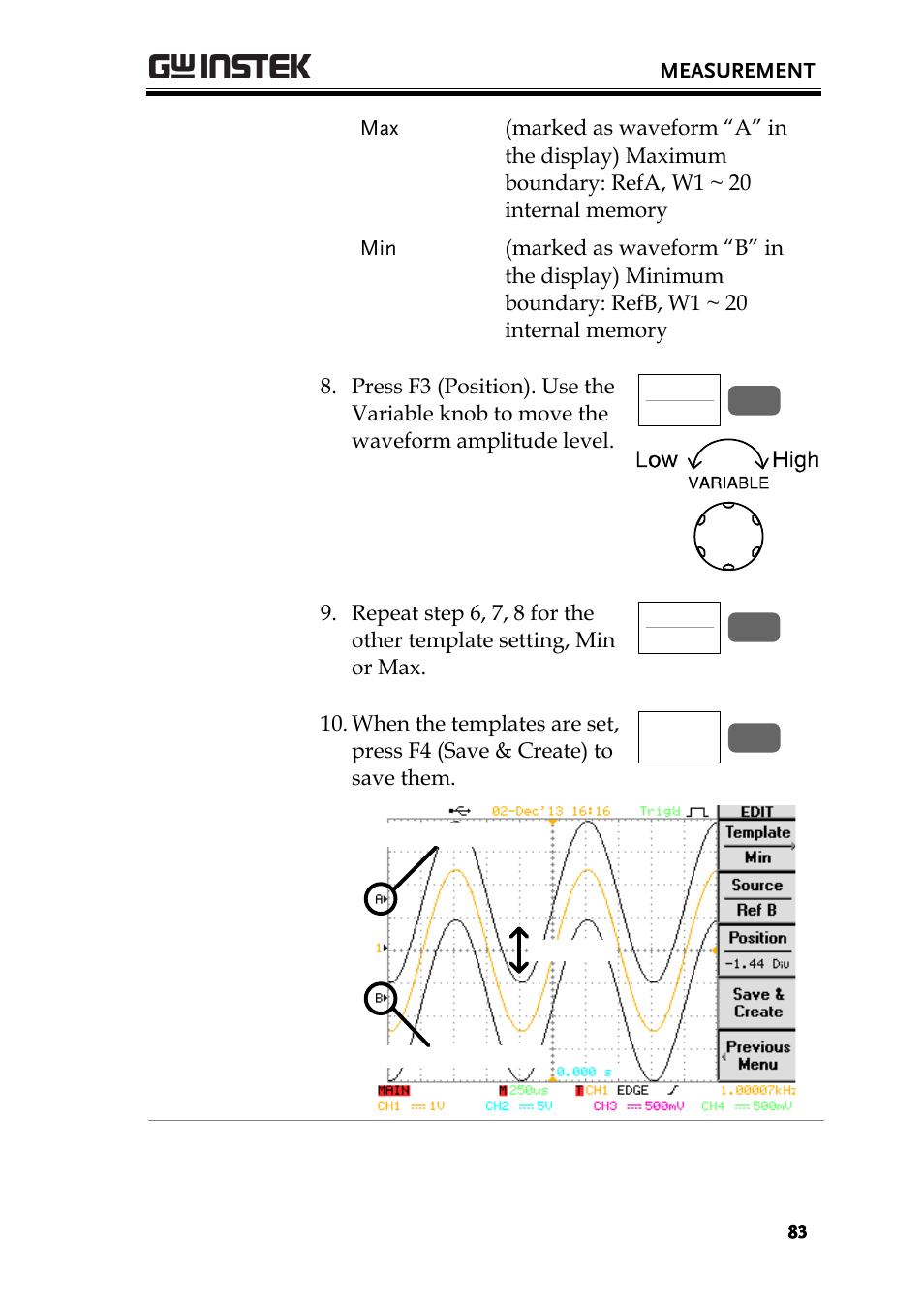 GW Instek GBS-1000 Series User Manual User Manual | Page 83 / 187