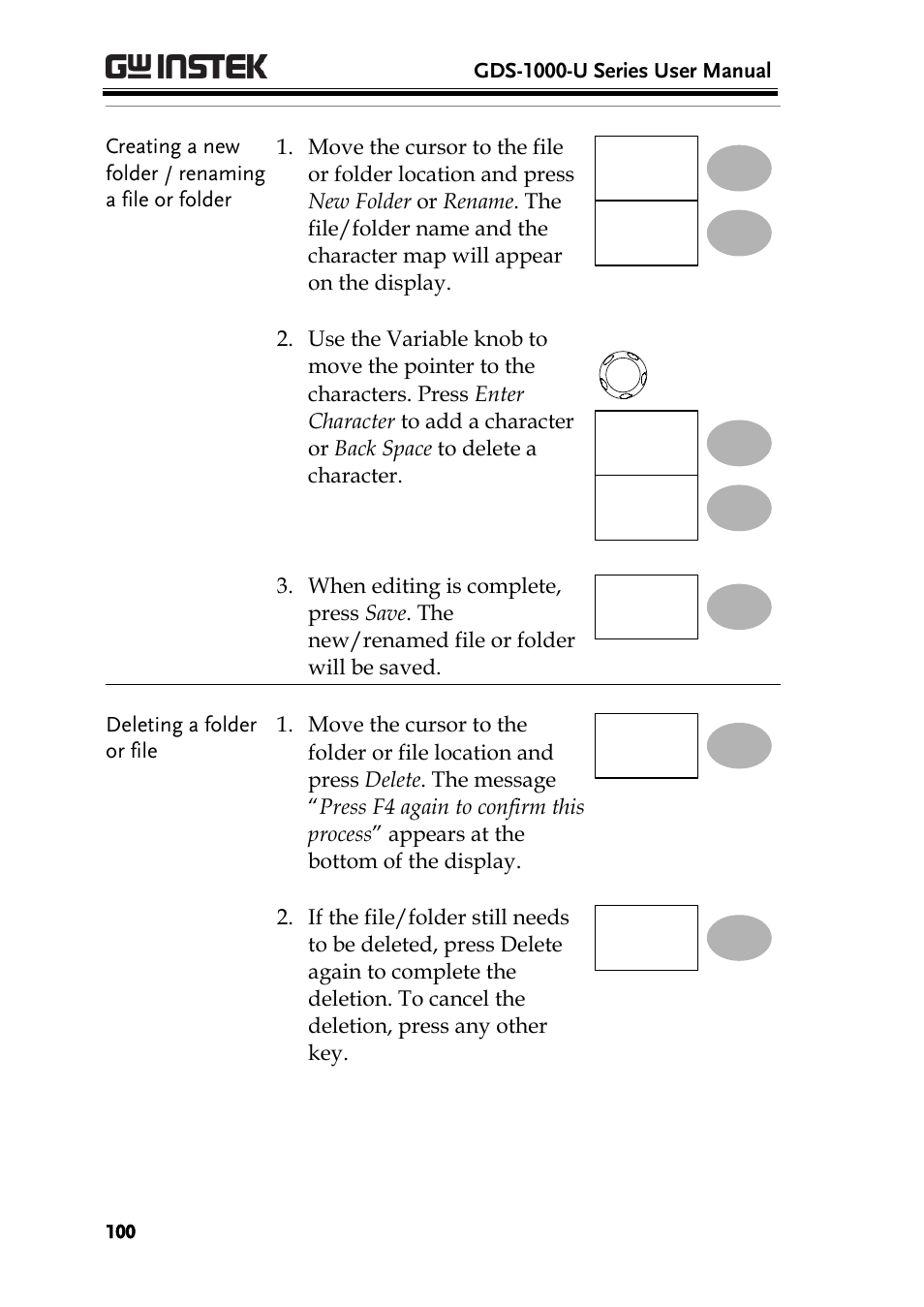 GW Instek GDS-1000-U Series User Manual User Manual | Page 100 / 133