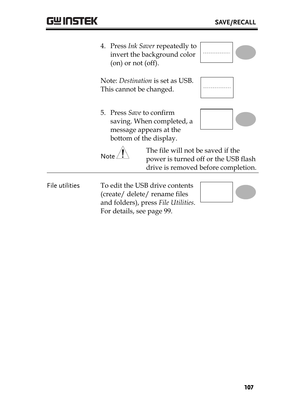 GW Instek GDS-1000-U Series User Manual User Manual | Page 107 / 133
