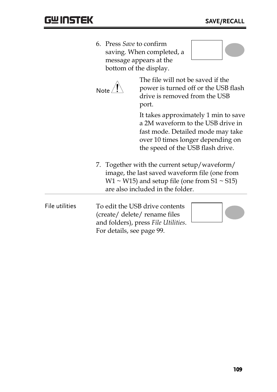 GW Instek GDS-1000-U Series User Manual User Manual | Page 109 / 133
