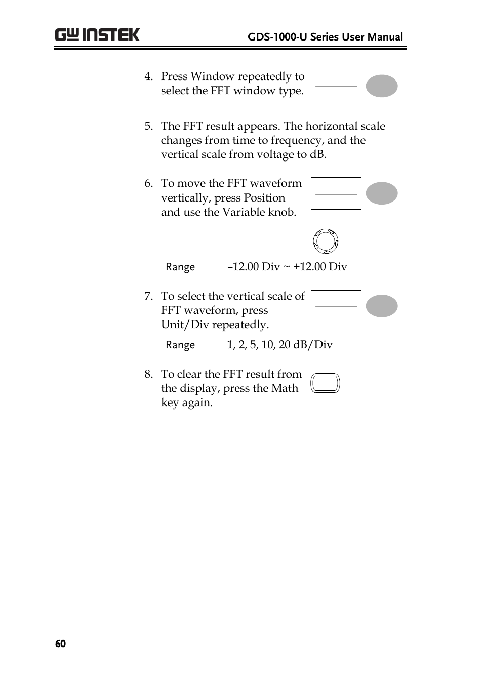 GW Instek GDS-1000-U Series User Manual User Manual | Page 60 / 133