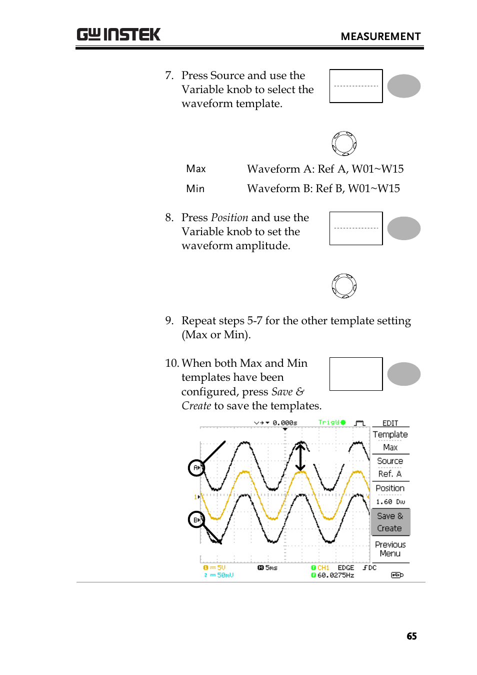 GW Instek GDS-1000-U Series User Manual User Manual | Page 65 / 133