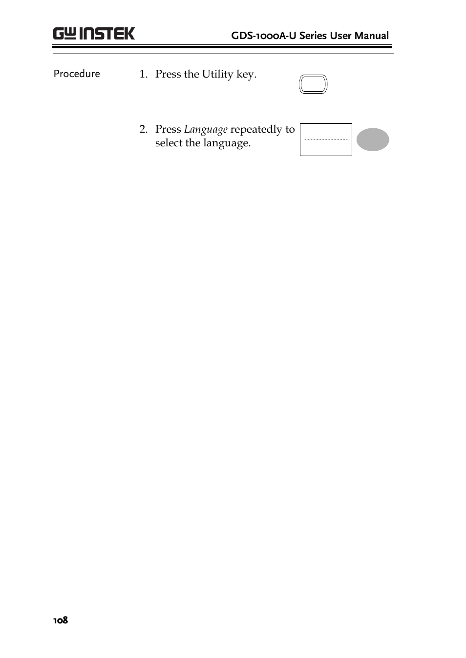 GW Instek GDS-1000A-U Series User Manual User Manual | Page 108 / 148