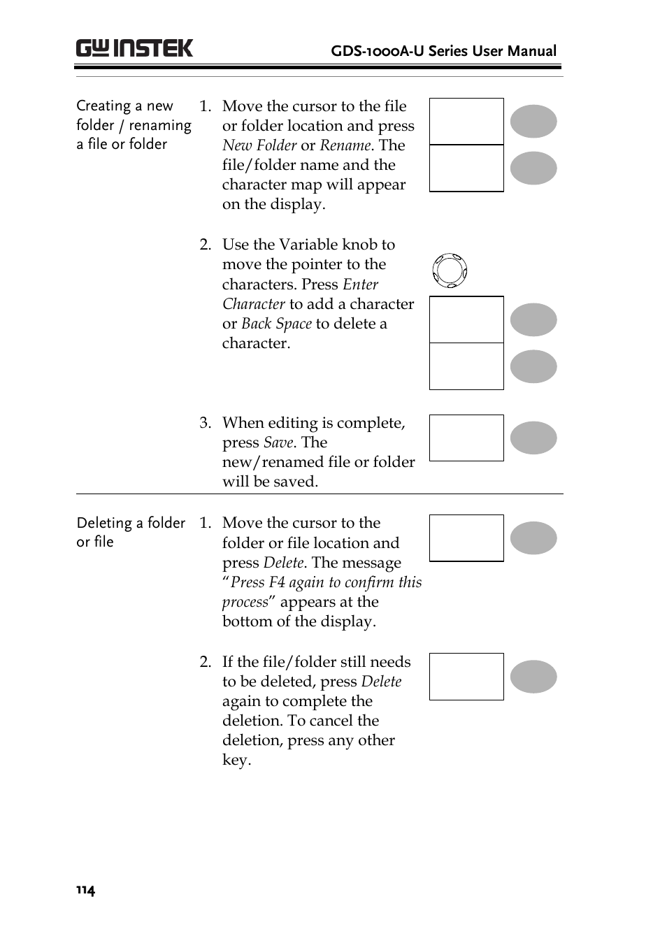 GW Instek GDS-1000A-U Series User Manual User Manual | Page 114 / 148
