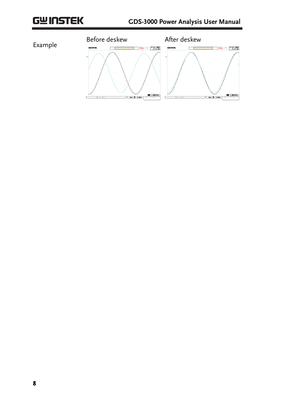 GW Instek GDS-3000 Series DS3-PWR Power analysis manual User Manual | Page 8 / 37