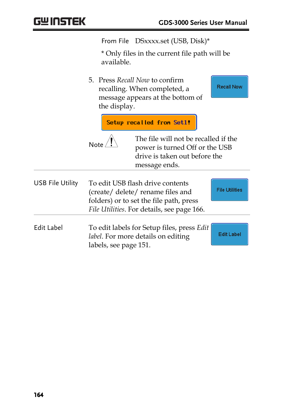 GW Instek GDS-3000 Series User Manual User Manual | Page 164 / 209