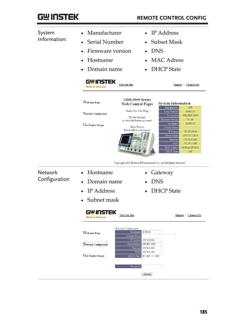 GW Instek GDS-3000 Series User Manual User Manual | Page 185 / 209