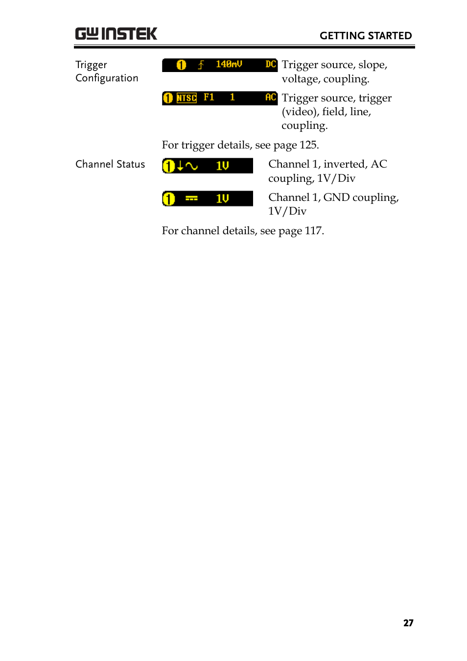 GW Instek GDS-3000 Series User Manual User Manual | Page 27 / 209