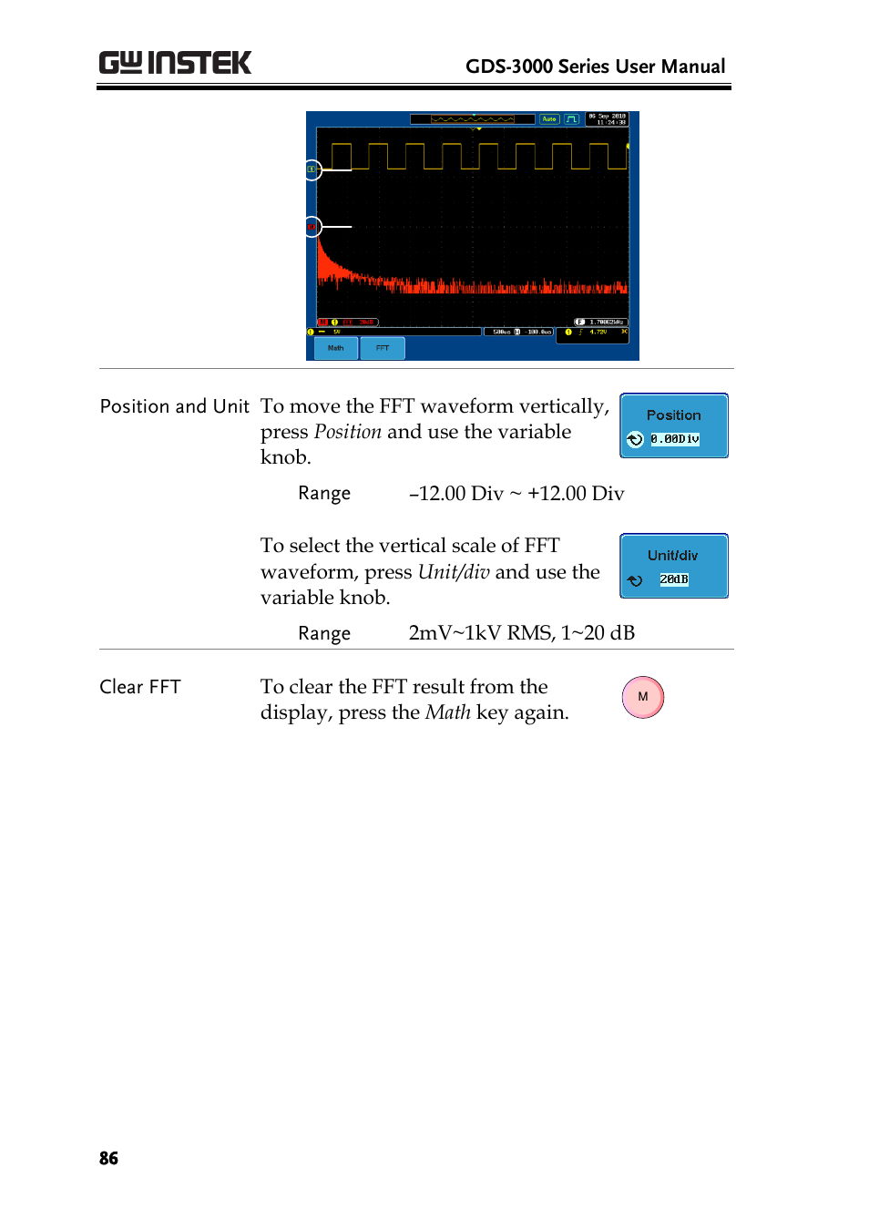 GW Instek GDS-3000 Series User Manual User Manual | Page 86 / 209