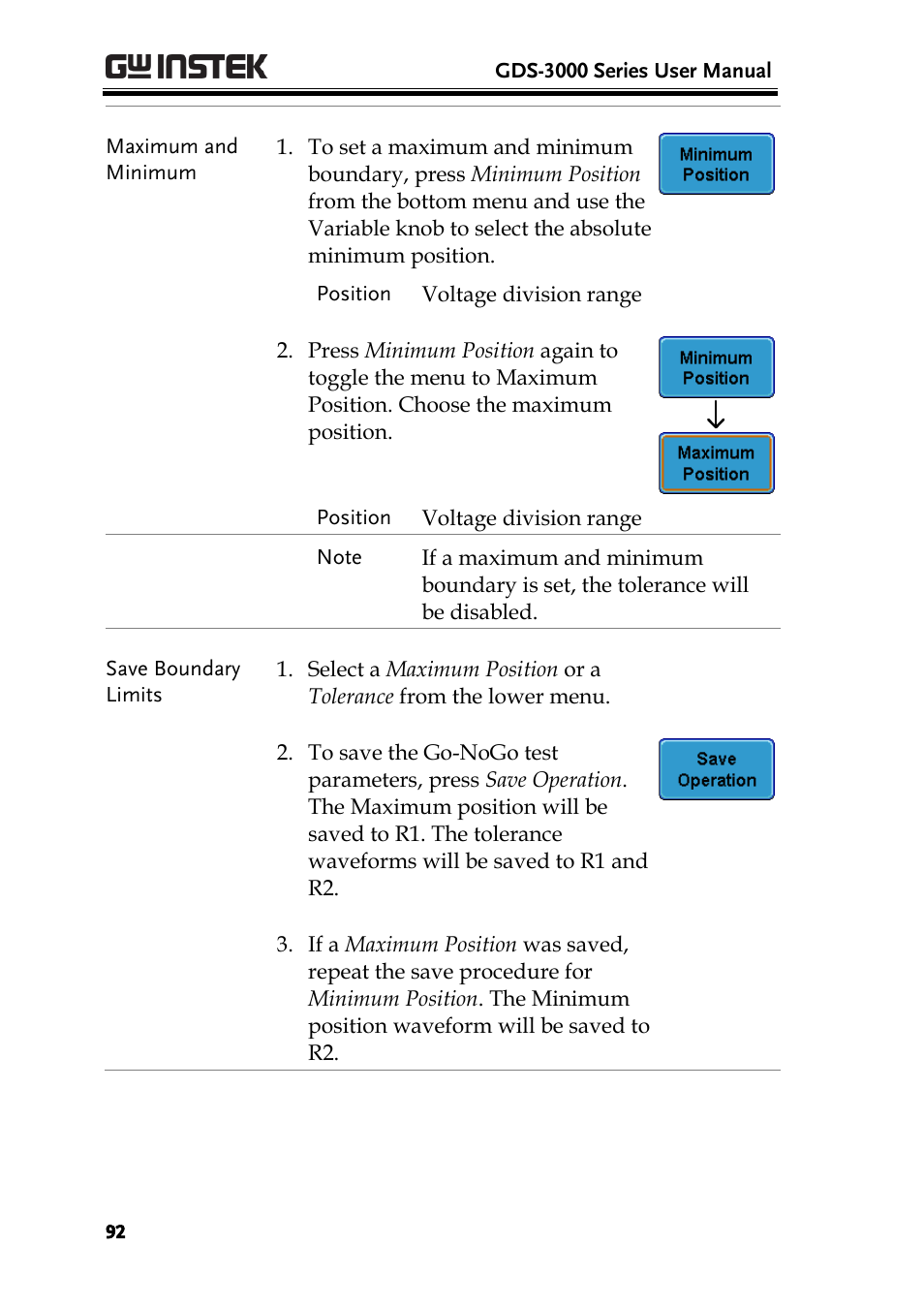 GW Instek GDS-3000 Series User Manual User Manual | Page 92 / 209