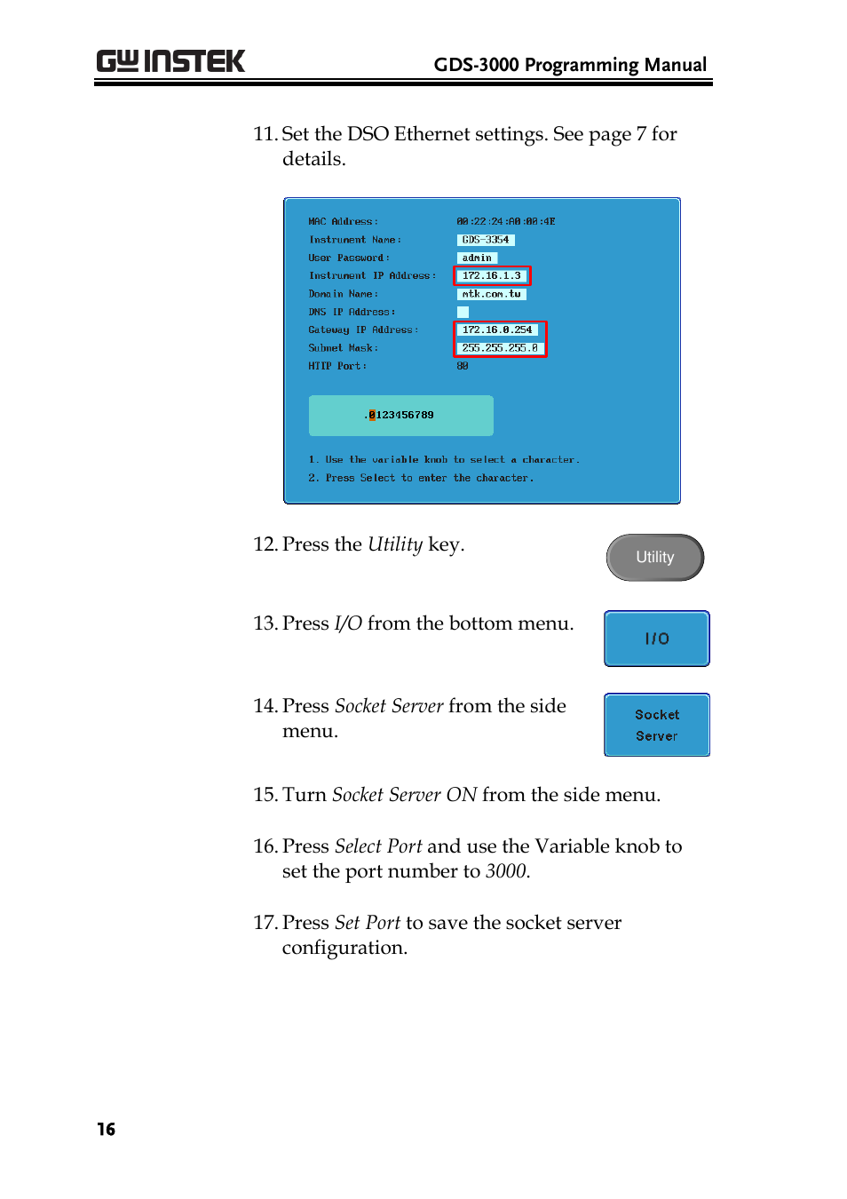 GW Instek GDS-3000 Series Programming Manual User Manual | Page 16 / 103